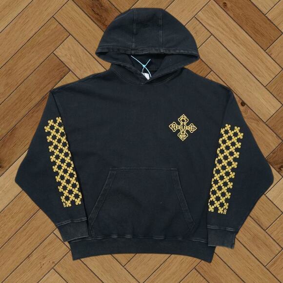 Men's Black Hoodie Rhude - Picture 1 of 4